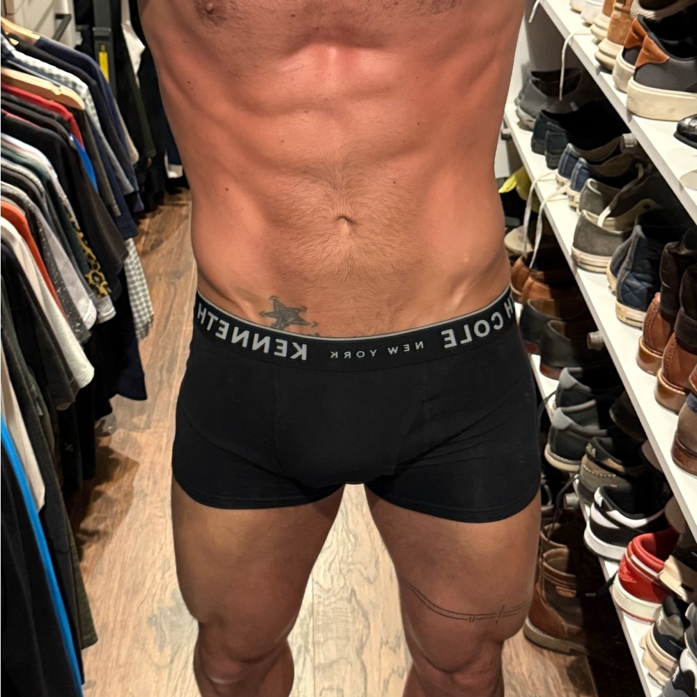 Kenneth Cole Men's Black Trunk - cotton